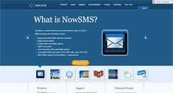 Desktop Screenshot of nowsms.com